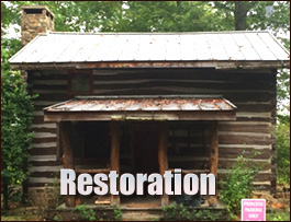 Historic Log Cabin Restoration  Chickasaw, Ohio
